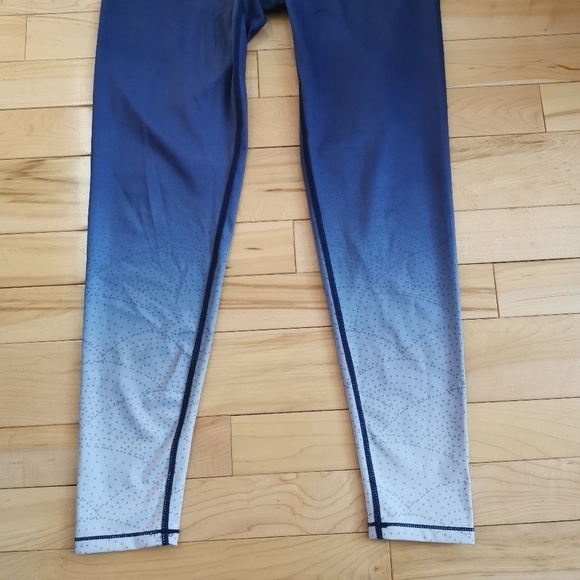 AR-33 Ocean‎ Fade 7/8 High Waist Ombre  Leggings Yoga/Workout - Picture 3 of 9
